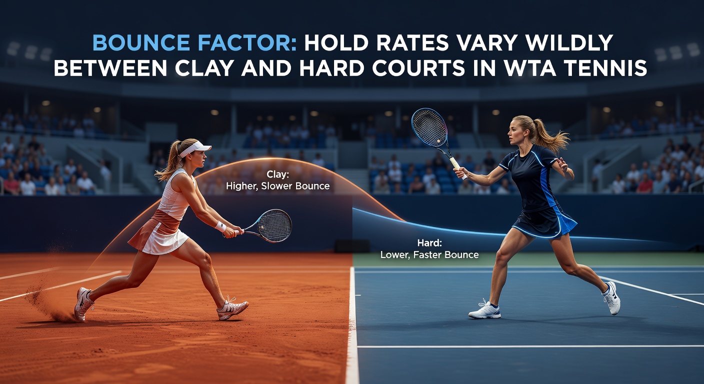 Close-up of a WTA match on a hard court, illustrating low-bounce serve return during a high-speed rally