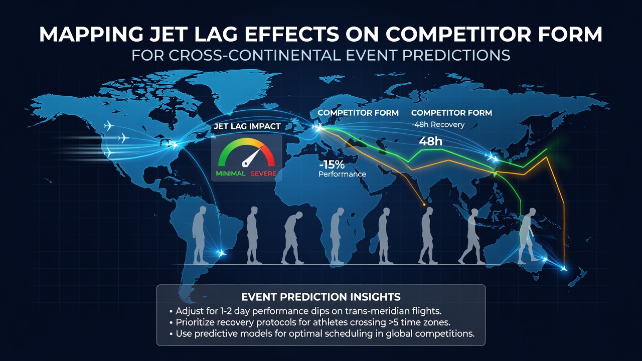Athletes adjusting to new time zones during international travel for competitions