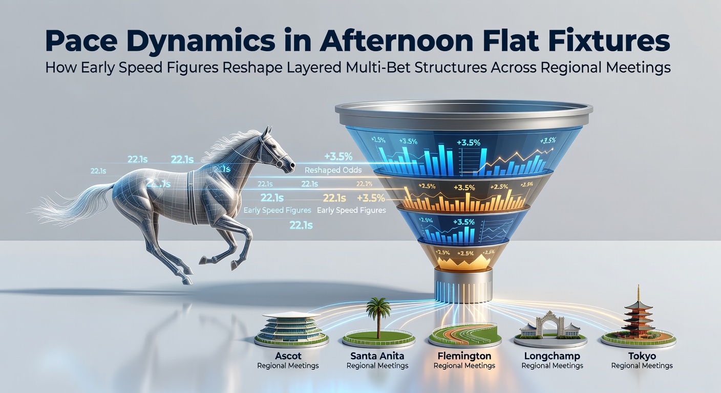 Horse racing pace analysis on an afternoon flat track with speed figure overlays