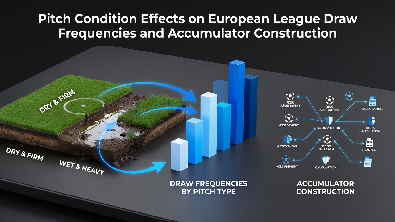 Pitch conditions affecting football matches in European leagues during wet weather
