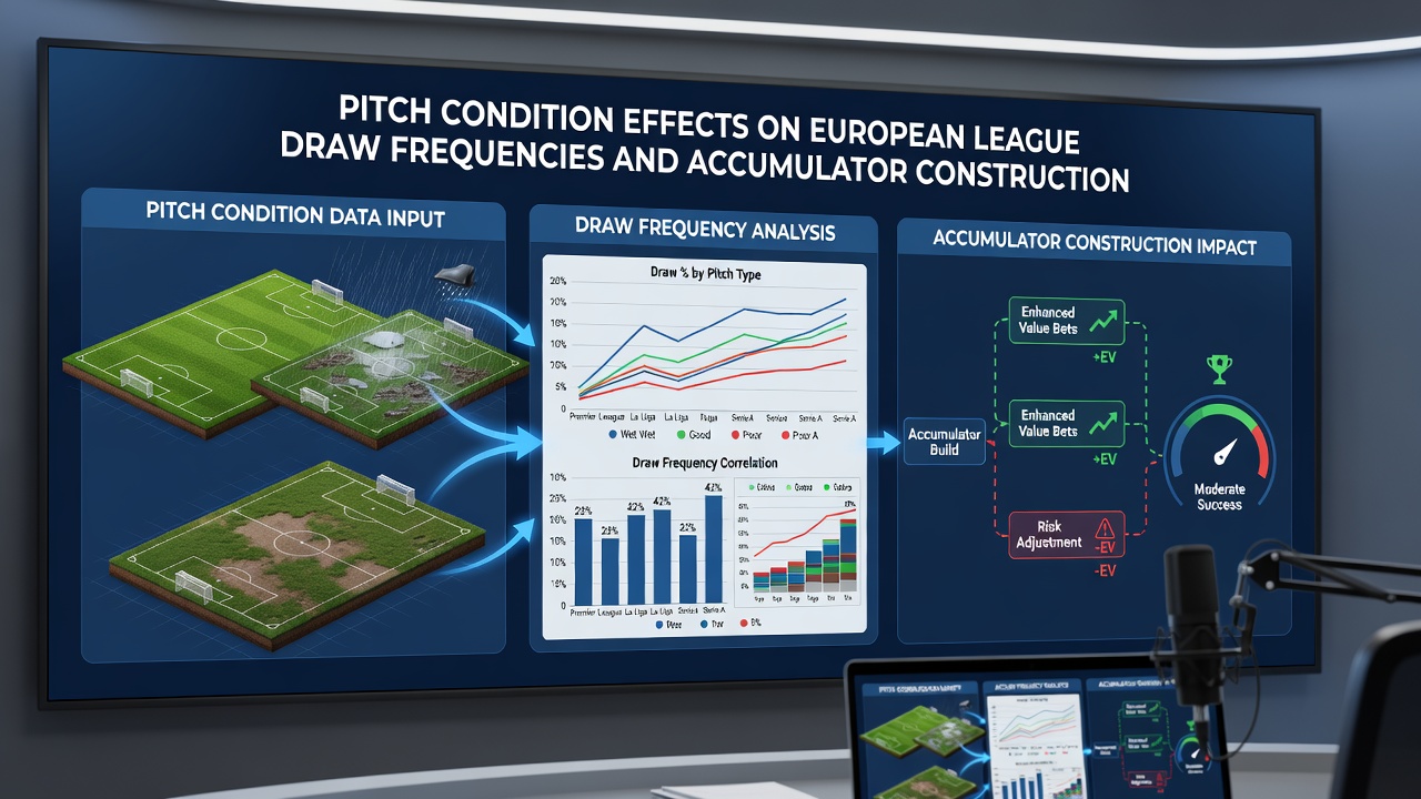 Football pitch preparation and surface analysis for European league matches