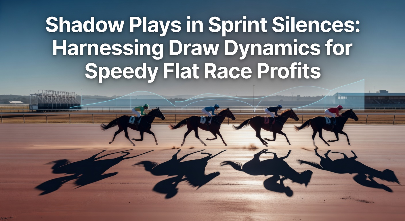 Horses bursting from stalls in a tight sprint race, highlighting the crucial draw positions at the start
